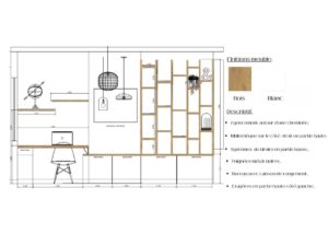 Meuble sur mesure decoration d'interieur boulogne sur merl